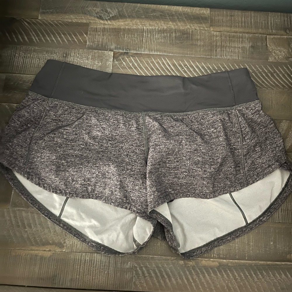 Gray lululemon Speed Up Short Size 4